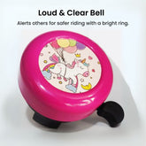 Kids Bike Bell with Streamers & Pinwheel Design